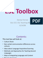 Edu 515 ESL Toolbox