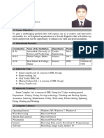 Asif Rayhan: Curriculum Vitae