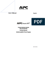 User Manual APC 750 - 1000 - 1500RM2U English Rev02