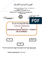 Plan D'équipement FINAL Assistant Multimédia Et Développeur