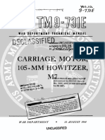 TM9-731E Carriage, Motor, 105mm Howitzer, M7