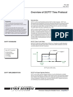 Technical Note: Overview of DCF77 Time Protocol