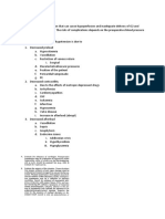 Post Operative Hypotension