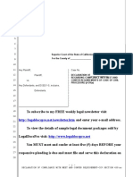 Sample Declaration of Compliance With Meet and Confer Requirement For Judgment On The Pleadings in California