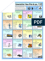 Grammar Meets Conversation 12 How Often Do You 12 Fun Activities Games - 3571