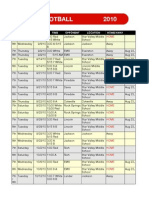 Svms Football 2010: DAY Date Time Opponent Location Home/Away