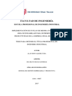 Mejora Continua y Productividad Área de Emsablaje