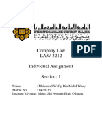 LAW Individual Assignment