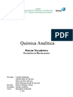 Relatório - Volumetria de Neutralização