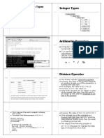 Chapter 2 (B) - Data Type and Operators