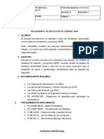 Po-hb-057-Procedimiento de Instalacion de Tuberia Hdpe