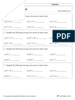 N Laws of Indices PDF