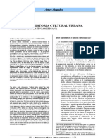 Historia Cultural Urbana