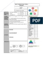 Template Lesson Plan THN 6 2018 by Fiza Faris