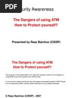 Security Awareness: The Dangers of Using ATM How To Protect Yourself?