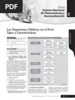 Los Organismos Públicos en El Perú