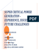 Supercritical Power Generation-Experiences, Issues & Challenges