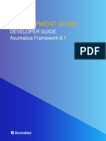 AcumaticaFramework DevelopmentGuide