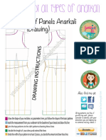 Half Panels Anarkali (Drawing) : Patterns For All Types of Anarkali