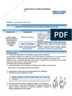 Sesion de Aprendizaje para Sangana