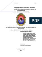 Deficit de Atencion en Niños de 7 A 10 Años