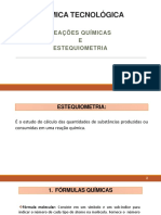 Quitec - Aula 5 - Química Tecnológica - Estequiometria