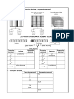 Fracción Decimal y Expresión Decimal