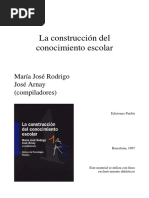 Construir Conocimientos ¿Saltando Entre Lo Científico y Lo Cotidiano - Introduccion - Pilar Lacasa