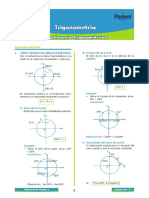 Trigonometria - 4 - Circunferencia Trigonometrica I