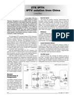 Zte Iptv: A Great IPTV Solution From China: System Architecture & Components