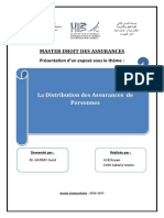 Distribution Des Assurances de Personnes