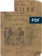 Ed - Van Hende - Histoire de Lille de 620 À 1804 PDF