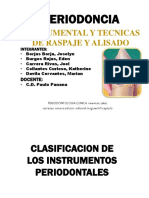 Exposicion de Instruemntos en Periodoncia