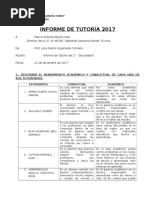 Informe-Tutora-2° - EL INCA-2017