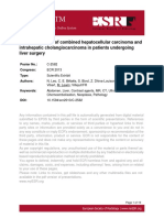 Imaging Features of Combined Hepatocellular Carcinoma and Intrahepatic Cholangiocarcinoma in Patients Undergoing Liver Surgery