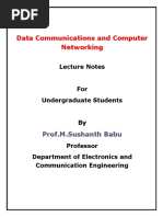 Dr.M.Sushanth Babu - DCCN - Lecture Notes