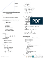 Integral Calculus Reviewer PDF