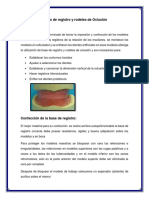 Bases de Registro y Rodetes de Oclusion