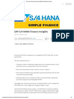 Sap S - 4 Hana Finance