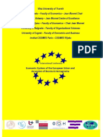 Economic System of The EU and Accession of Bosnia and Herzegovina