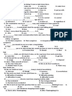 160 Grammar Questions Answer Key