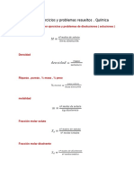 Disoluciones Ejercicios y Problemas Resueltos