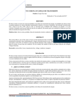 Efecto Corona en Lineas de Transmisión