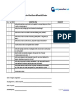 Safety Inspection Checklist Abrasive Wheel Grinders Bench and Pedestal