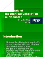 Principals of Mechanical Ventilation in Neonates: DR Mohd Maghayreh PRTH - Irbid