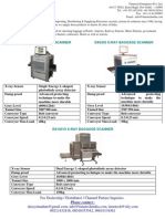 X Ray Baggage Scanner