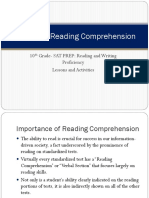 Section 3 Reading Comprehension Newest