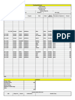 Travelling Bill Details Name: Designation: Reporting To Bank Account No. Advance Taken Rs. Period From Period To