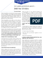 Ataxia Diet FAQ