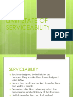 Limit State of Serviceability